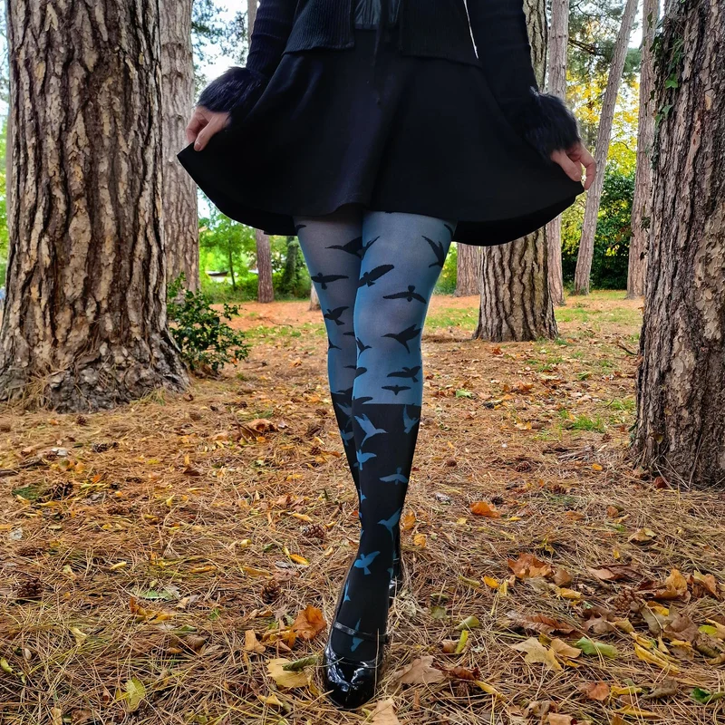 The Birds 80 Denier Tights - Aurora