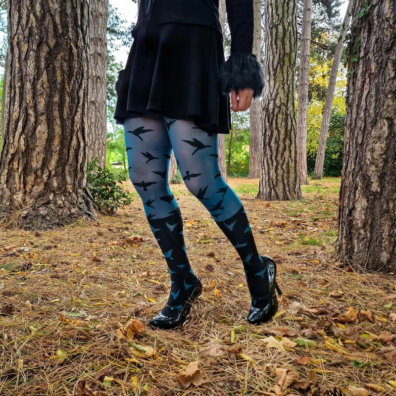 The Birds 80 Denier Tights - Aurora