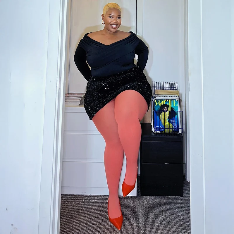 80 Denier Tights - Peach Party