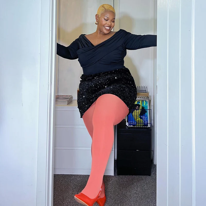 80 Denier Tights - Peach Party
