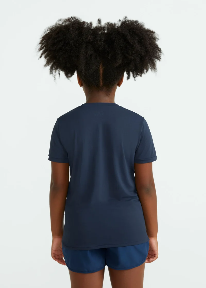 T-shirt Infantil Mulher Manga Curta Thermodry Tsuru Kids