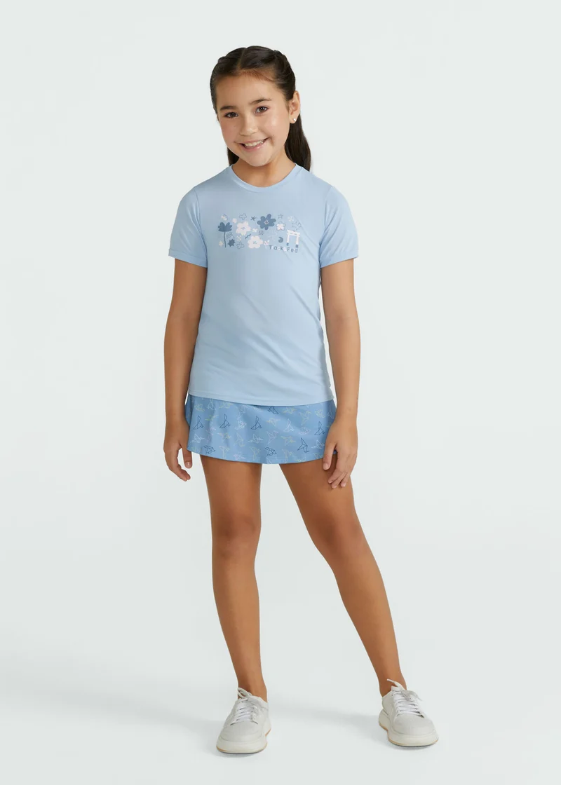 T-shirt Infantil Mulher Manga Curta Thermodry Tori