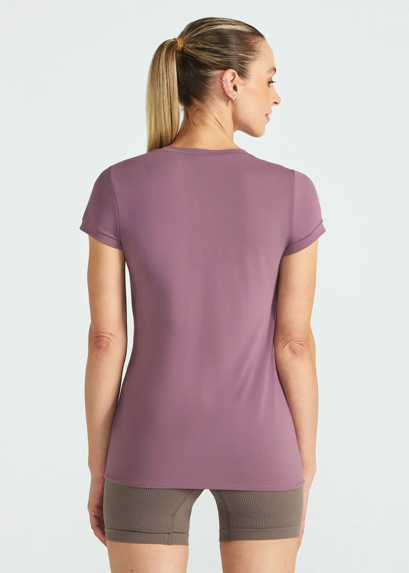 T-shirt Mulher Manga Curta Thermodry Clareira