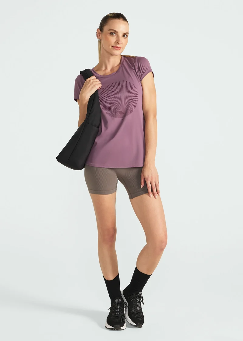 T-shirt Mulher Manga Curta Thermodry Clareira