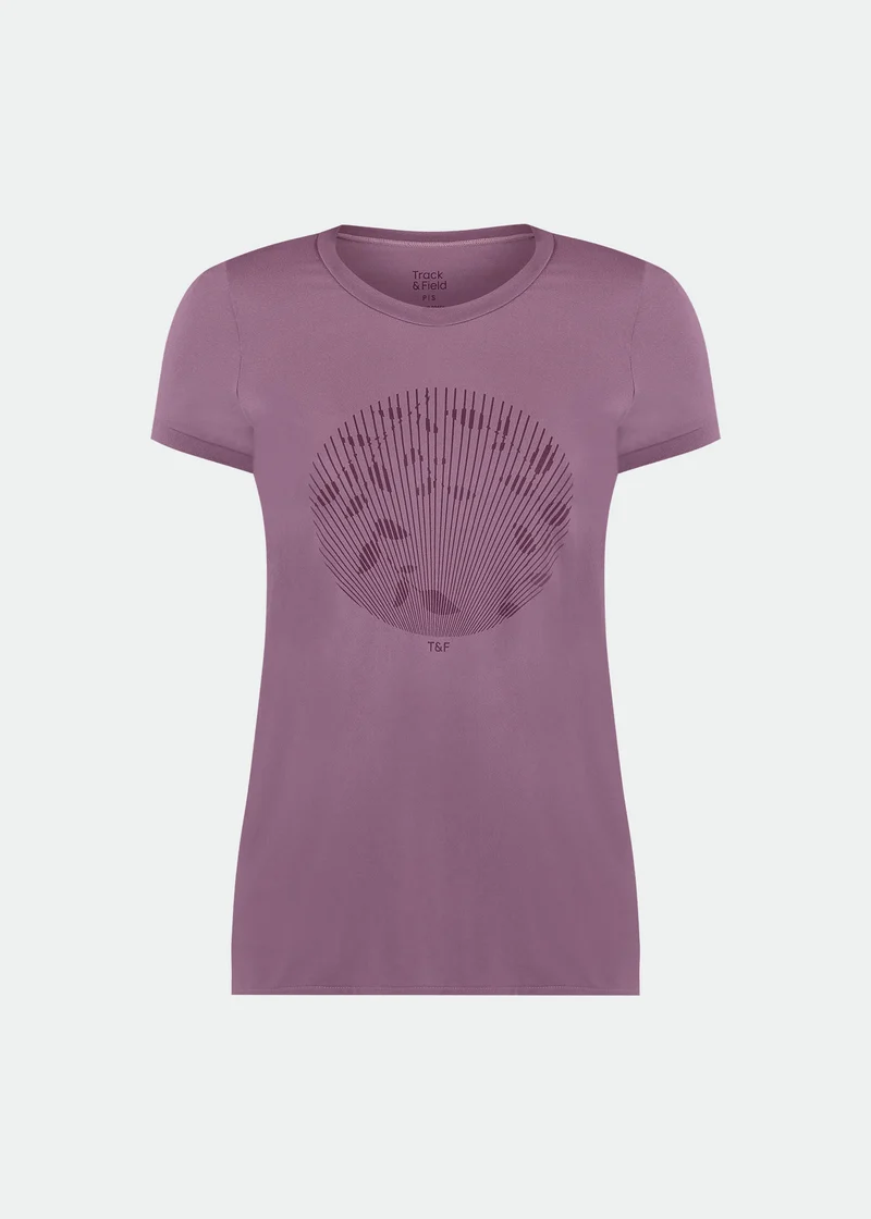 T-shirt Mulher Manga Curta Thermodry Clareira