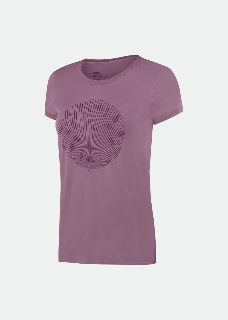 T-shirt Mulher Manga Curta Thermodry Clareira
