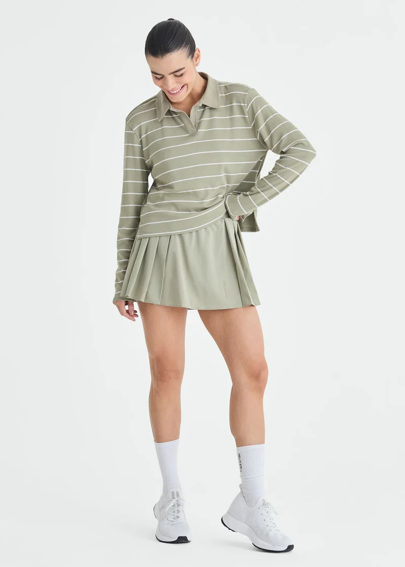 Polo Mulher Manga Longa Set