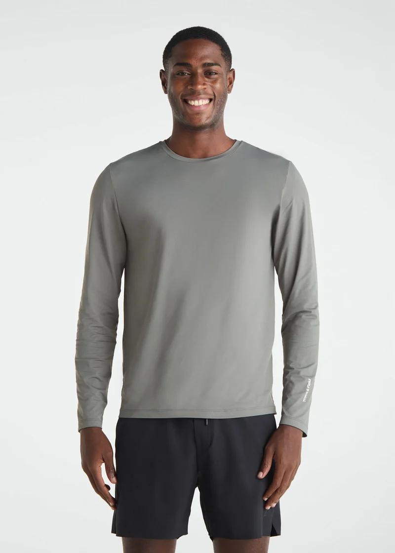 T-Shirt Homem Manga Longa Uv Mesh