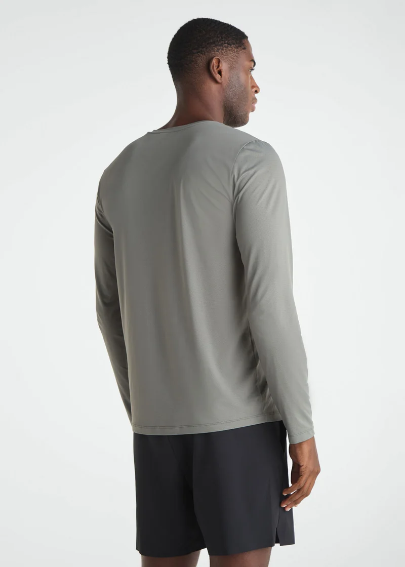 T-Shirt Homem Manga Longa Uv Mesh