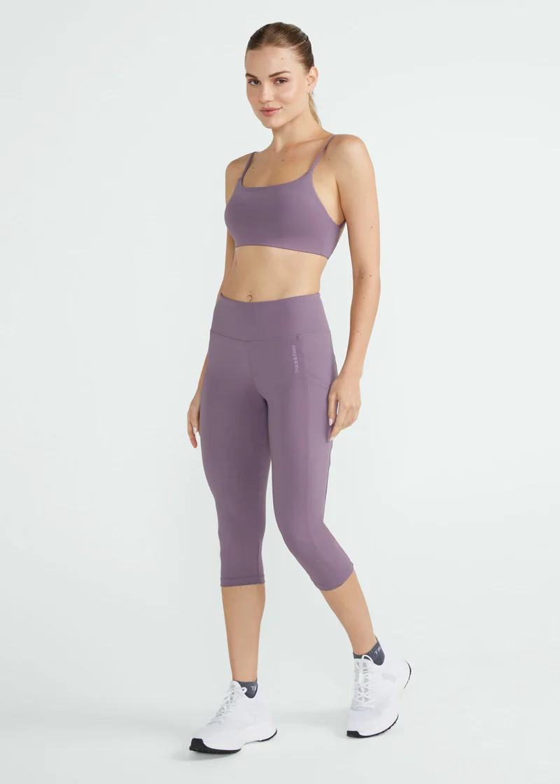 Calça Legging Mulher 3/4 Bolsos
