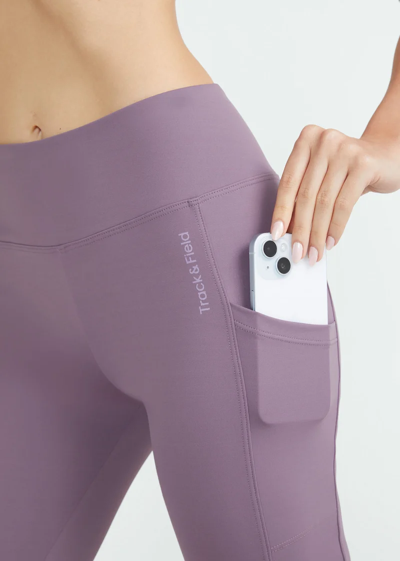 Calça Legging Mulher 3/4 Bolsos