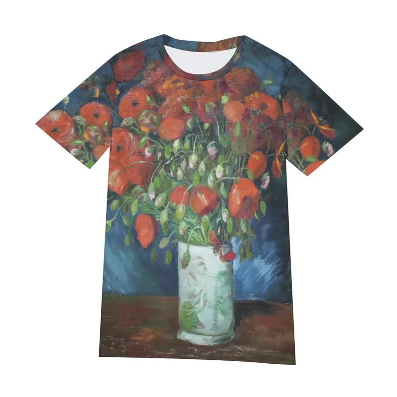 Vase with Poppies Vincent van Gogh T-Shirt