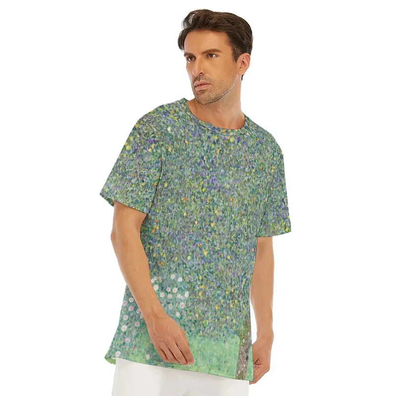 Gustav Klimt's Rosebushes Under the Trees T-Shirt