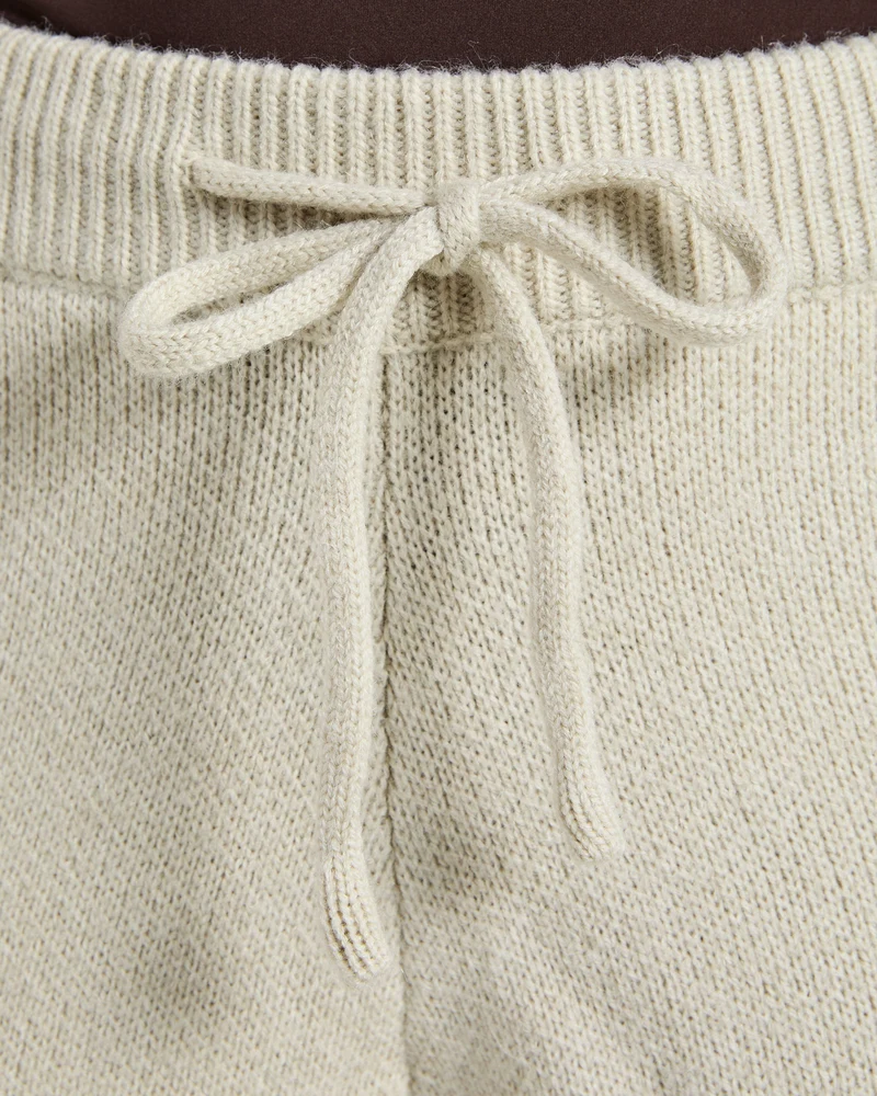 Soft Oversized Knitted Straight Leg Joggers - Seasalt