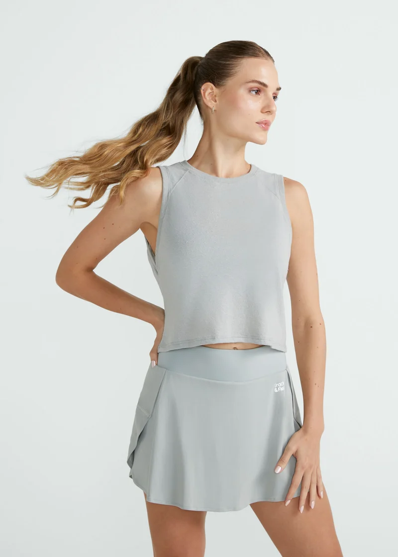T-shirt sem manga Mulher Cropped
