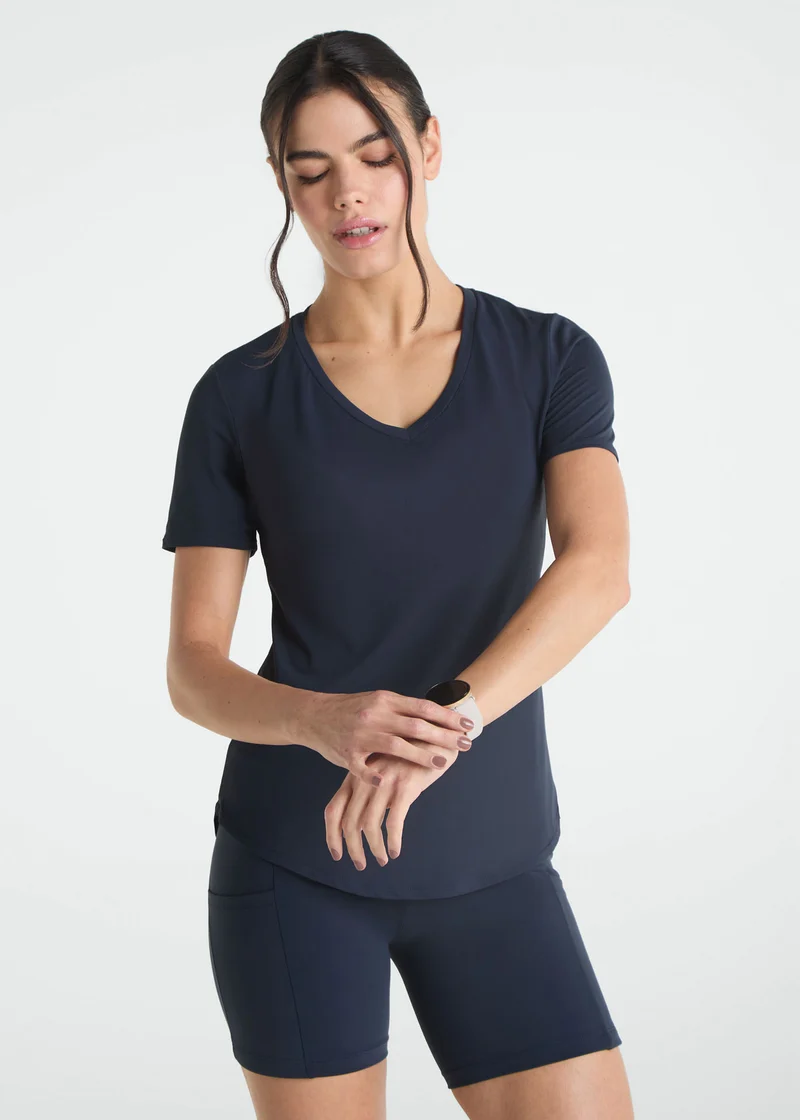 T-shirt Mulher Manga Curta Thermodry v
