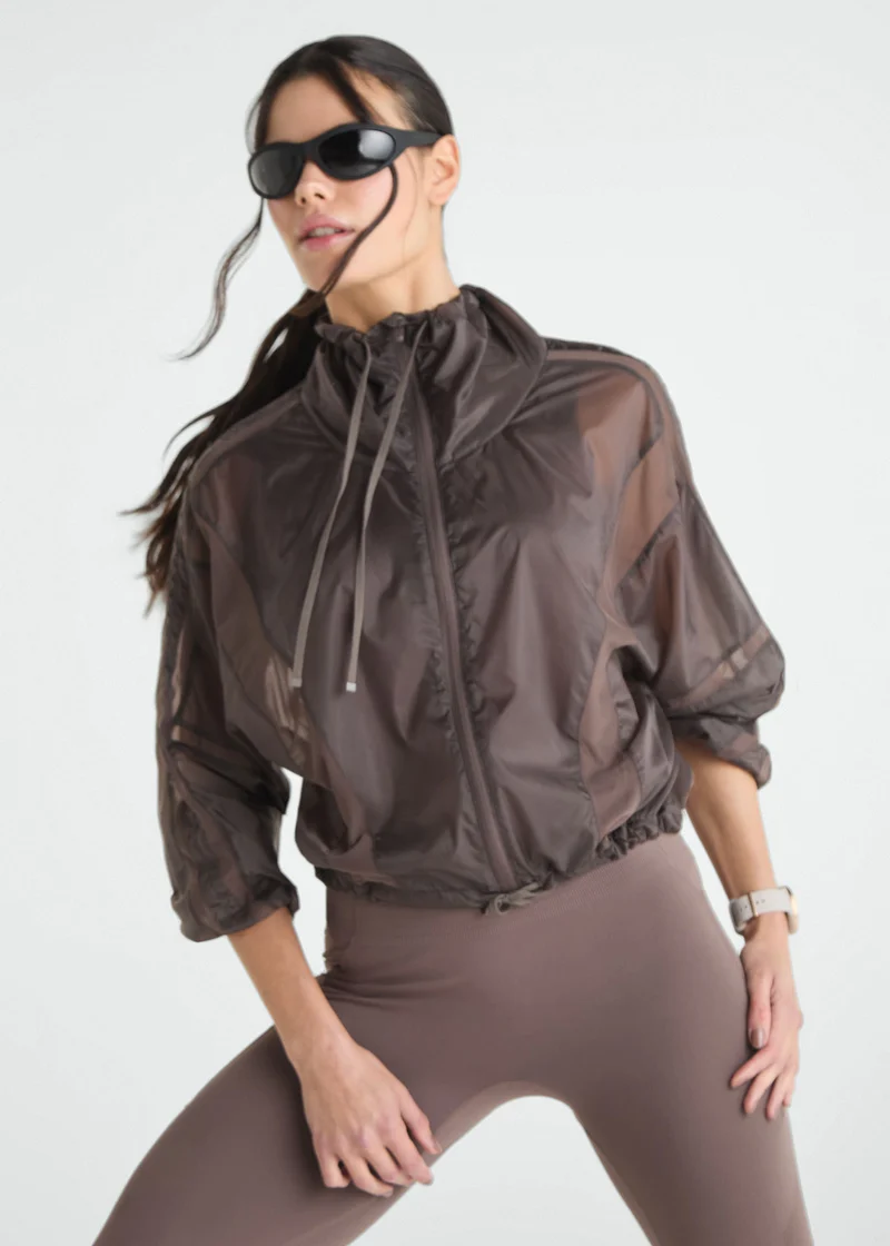 Casaco Mulher Cropped Recortada
