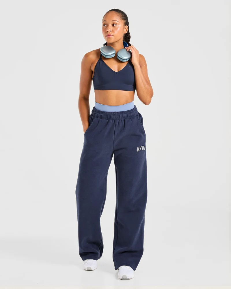 Essential Crossback Sports Bra - Deep Navy