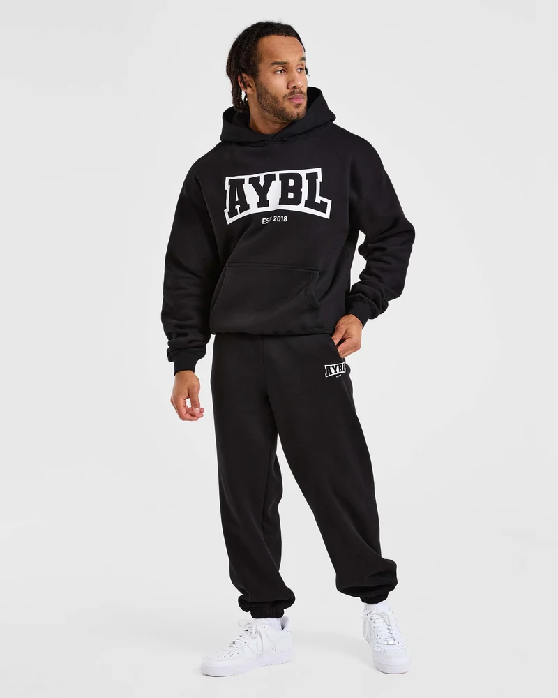 Academy Oversized Joggers - Noir