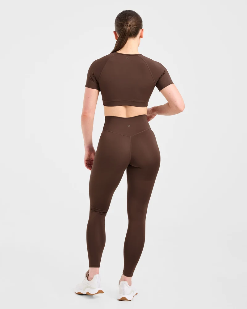Staple Crop Top - Marron