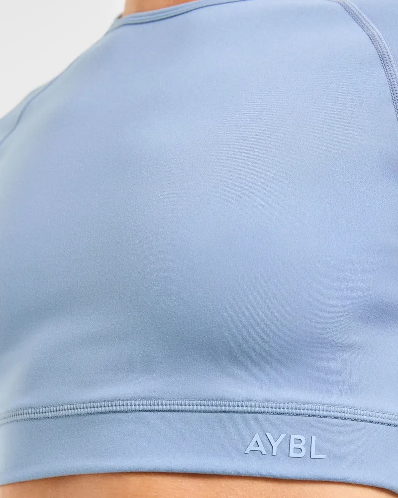 Staple Crop Top - Slate Bleu