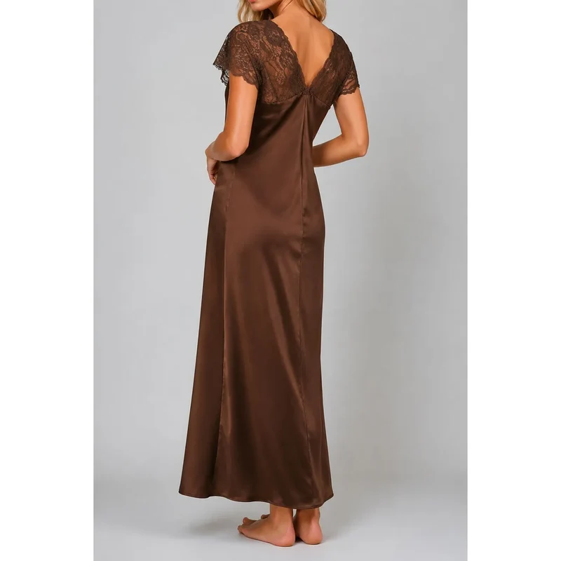 Nuisette satinée dentelle élégante Kalimo cadeau exclusif femme tailles S-XXL