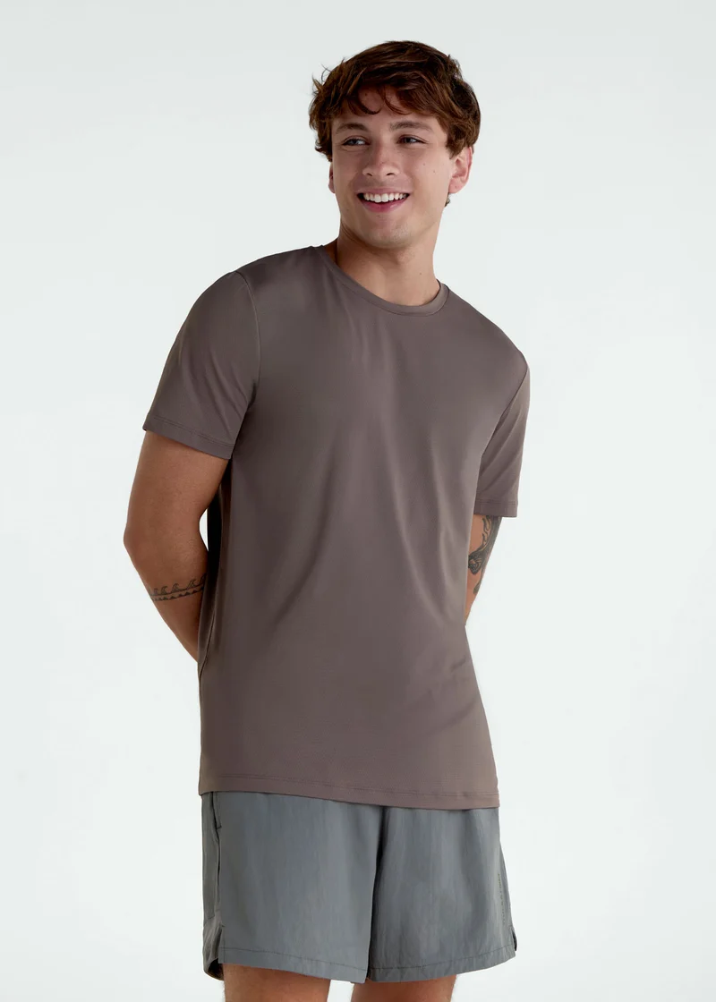 T-shirt Homem Manga Curta Uv Mesh