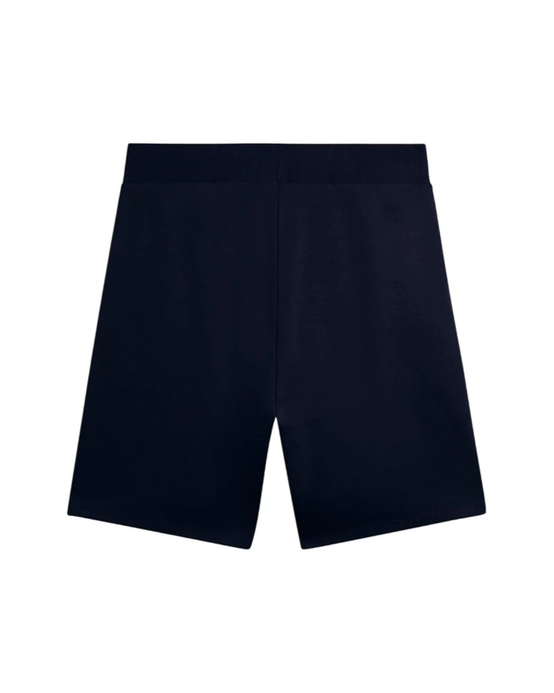 Pantaloni Corti con Logo in Glitter - Dark Sapphire