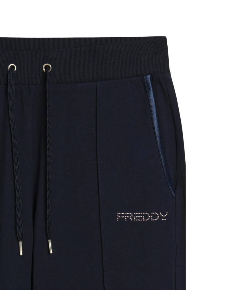 Pantaloni Slim con Cintura Centrale - Dark Sapphire
