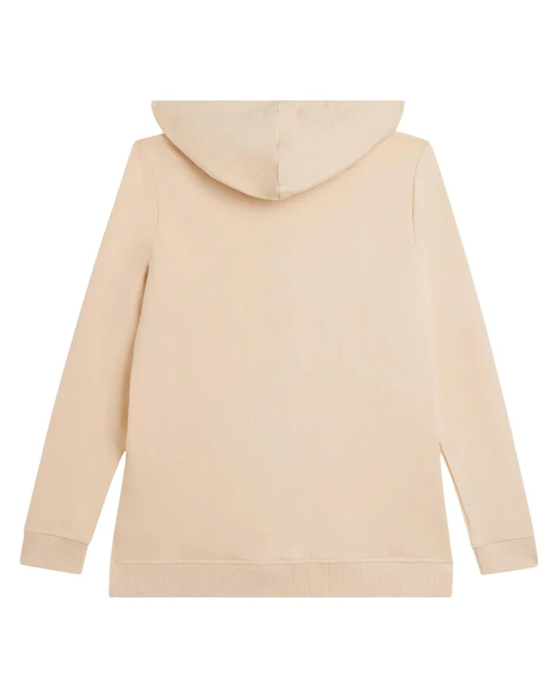 Felpa Flamed con Cappuccio e Zip - Whitecup Gray