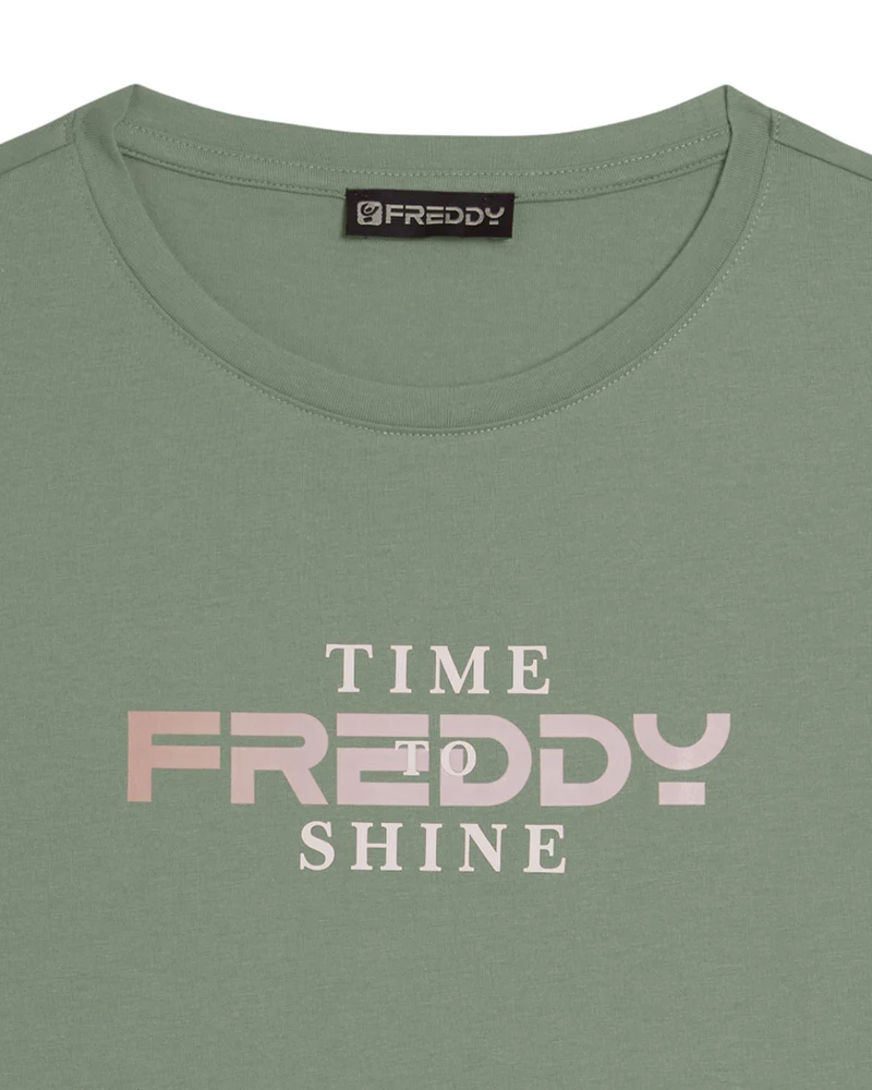 T-Shirt Time to Shine - Iceberg Green