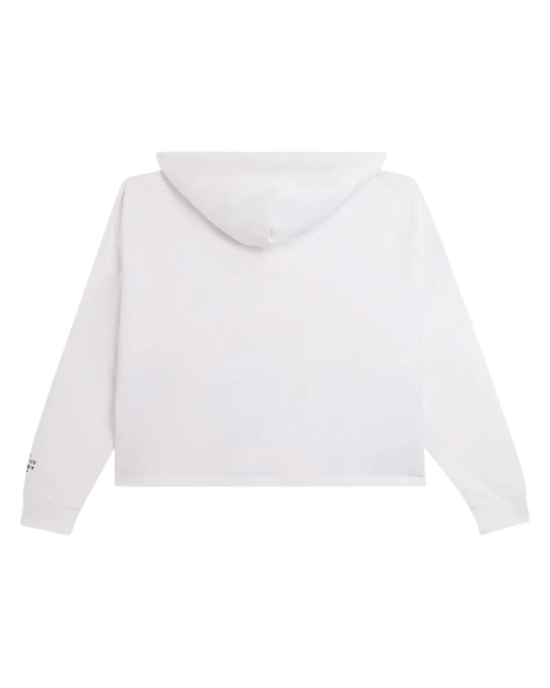 Felpa Master Oversize Crop - White