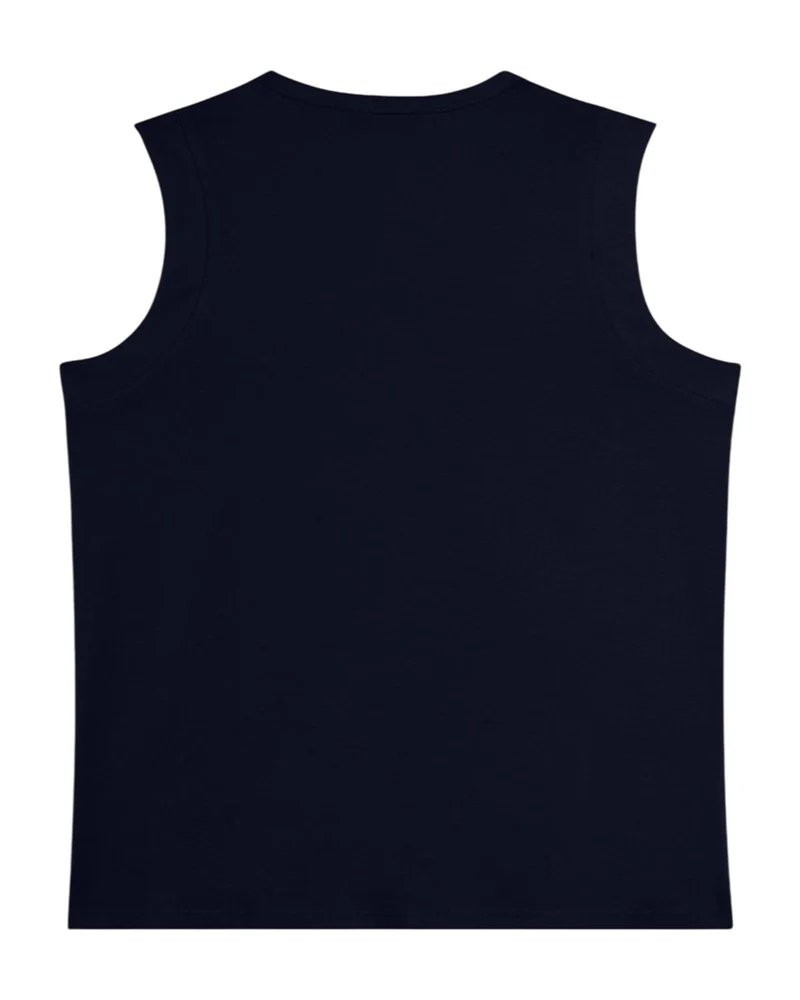 Canotta ''Mood Up'' con Logo - Dark Sapphire