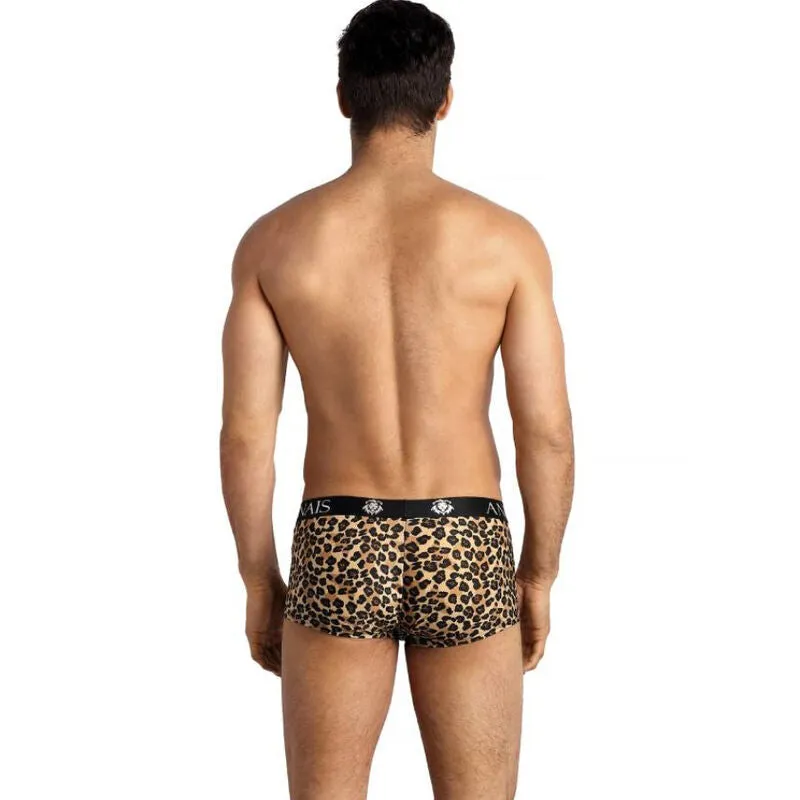 Slip homme sexy imprimé animal microfibre confortable respirant extensible durable bande élastique large maintien élégant fabrication européenne