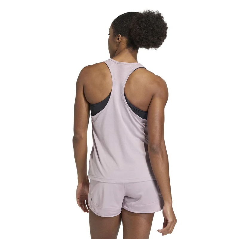Canotta Train Essentials Minimal Branding Racerback - Preloved Fig