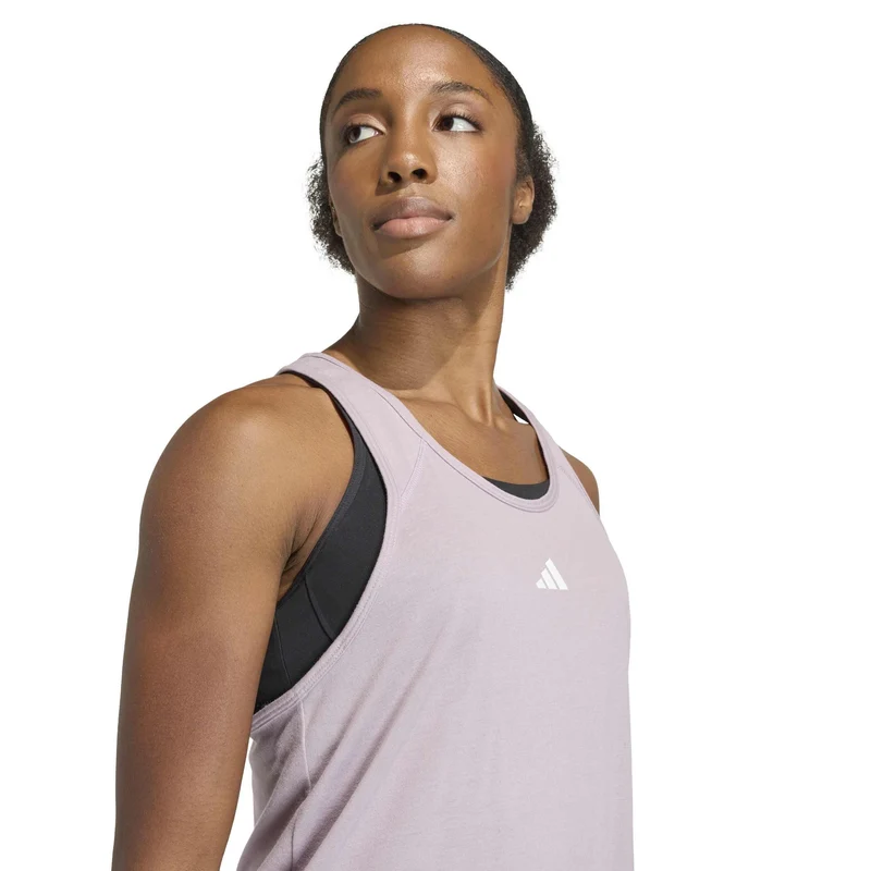 Canotta Train Essentials Minimal Branding Racerback - Preloved Fig