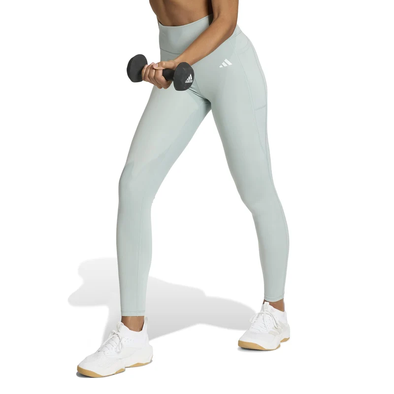 Optimé Essentials Stash Pocket Leggings - Azzurro