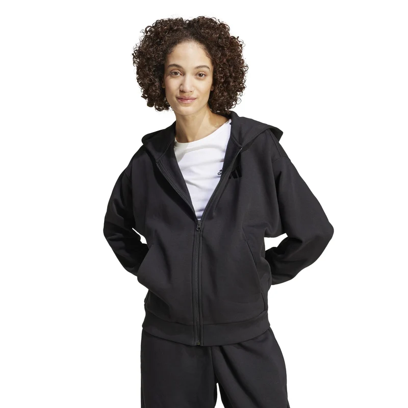 Felpa con cappuccio ALL SZN Fleece FZ - Black