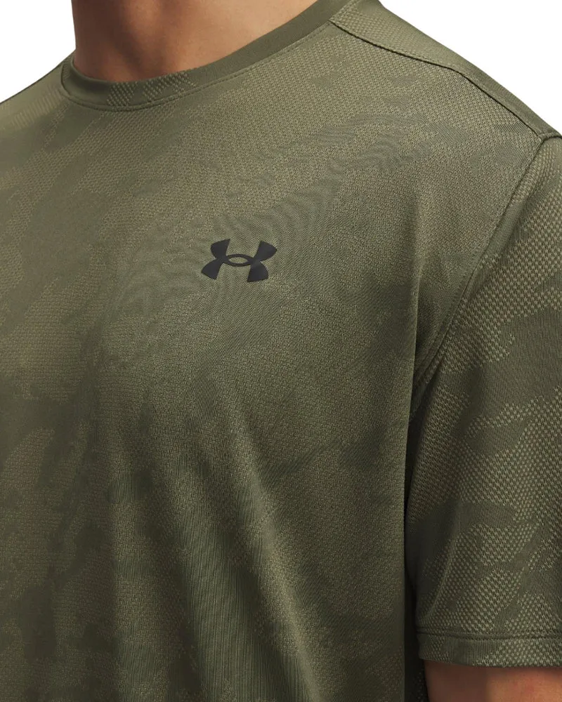 Maglietta Tech Vent Jacquard - Marine OD Green / Black