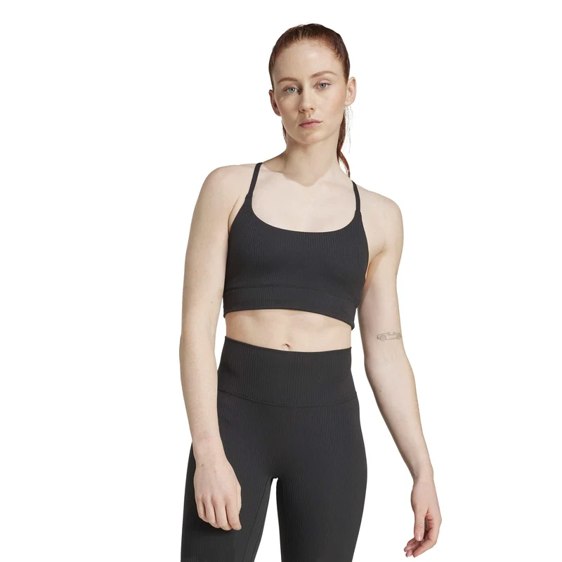 Reggiseno All Me Light Support Rib Long Line Bra - Black