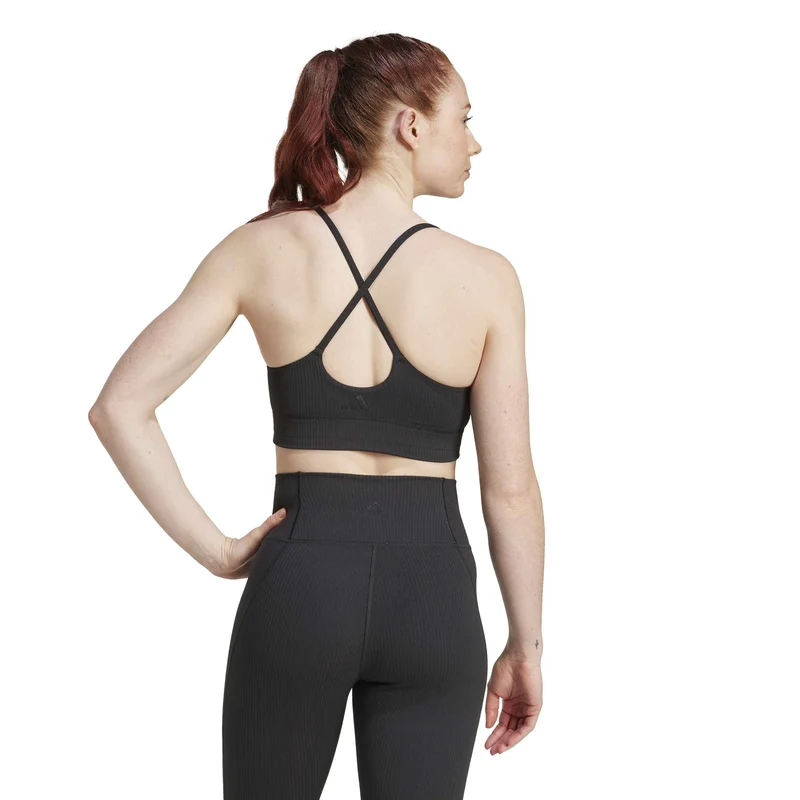 Reggiseno All Me Light Support Rib Long Line Bra - Black