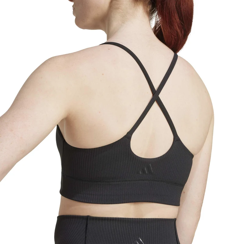 Reggiseno All Me Light Support Rib Long Line Bra - Black
