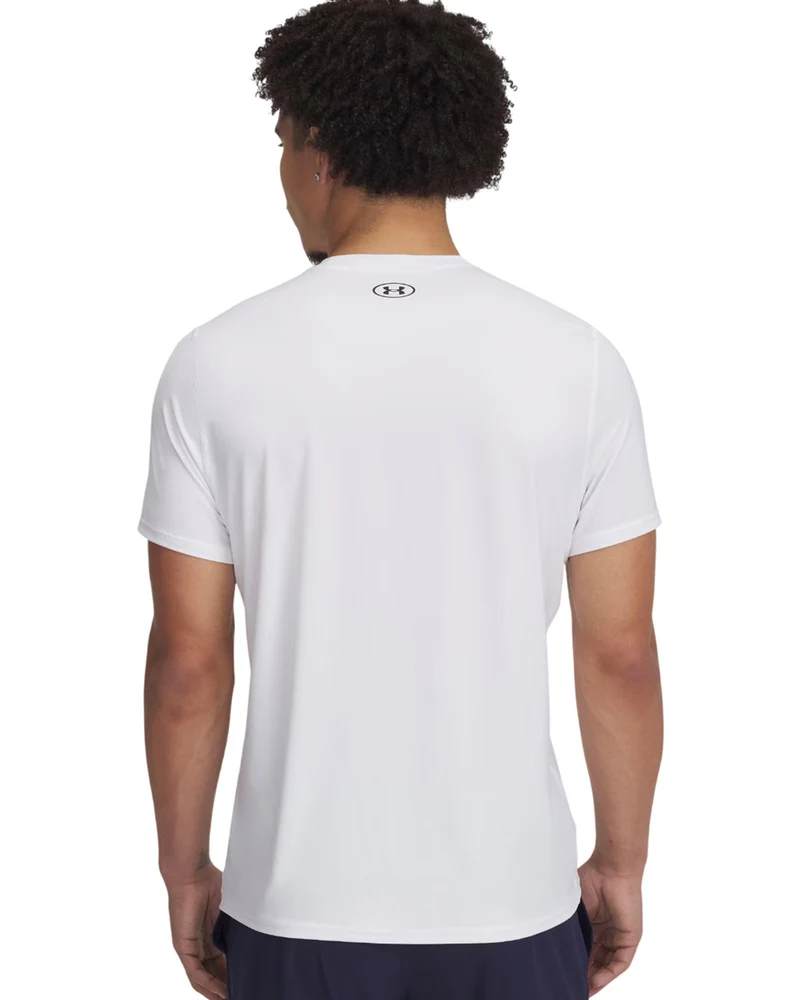 Maglietta HeatGear Fitted - White / Black
