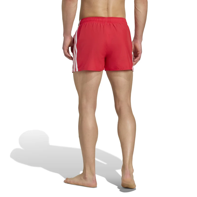 Pantaloncini Da Bagno a 3 Strisce Da 3 Pollici - Pure Ruby / White