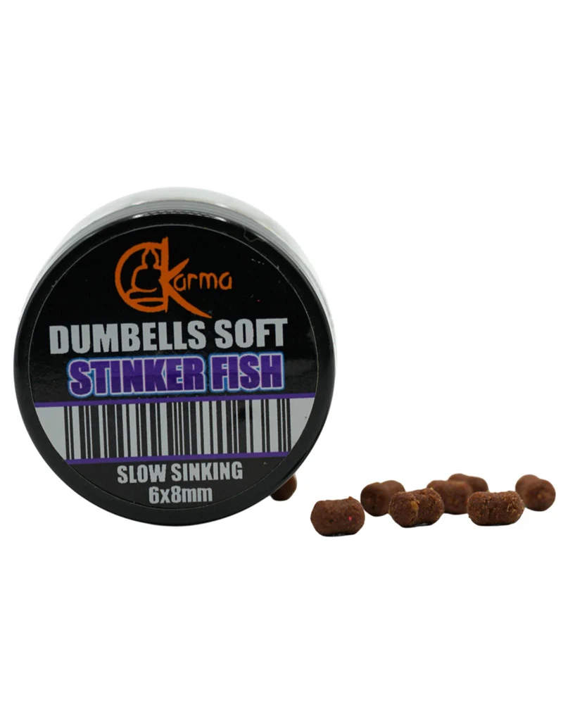 Slow Sinking Dumbells Soft - Stinker Fish / 68 mm