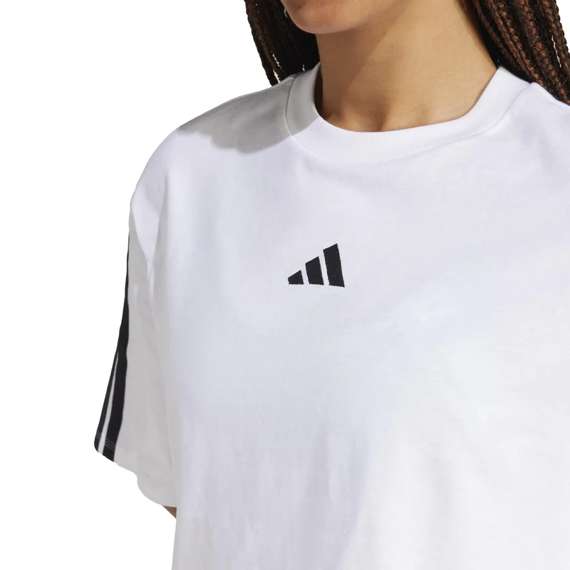 T-shirt Essentials 3-Stripes Cotton Loose - White