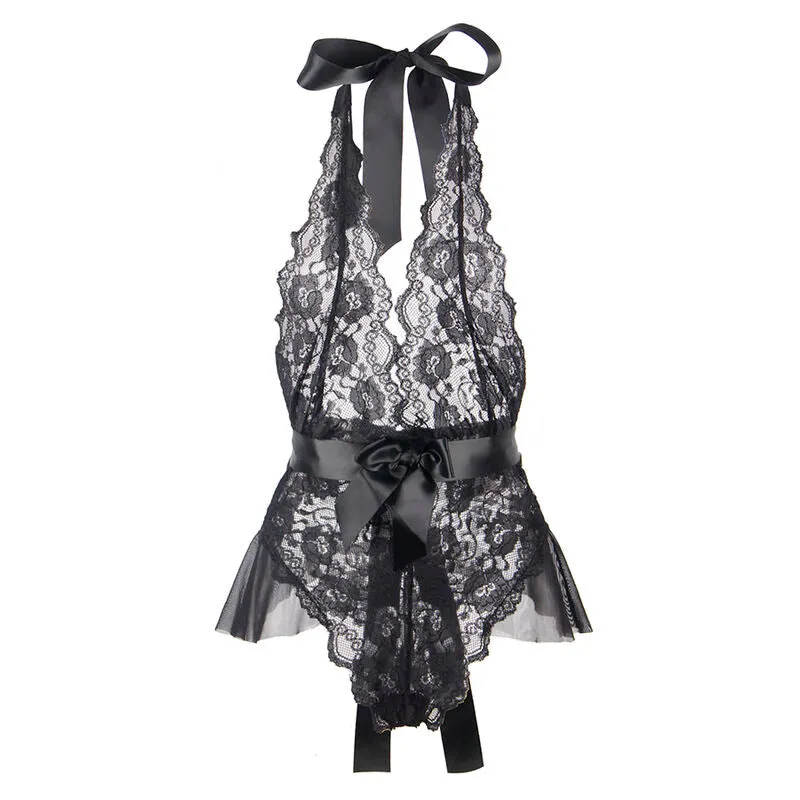 body noir volants Subblime sexy grande taille extensible ajusté amincissant soutien confort élégant sophistiqué féminin sensuel américain