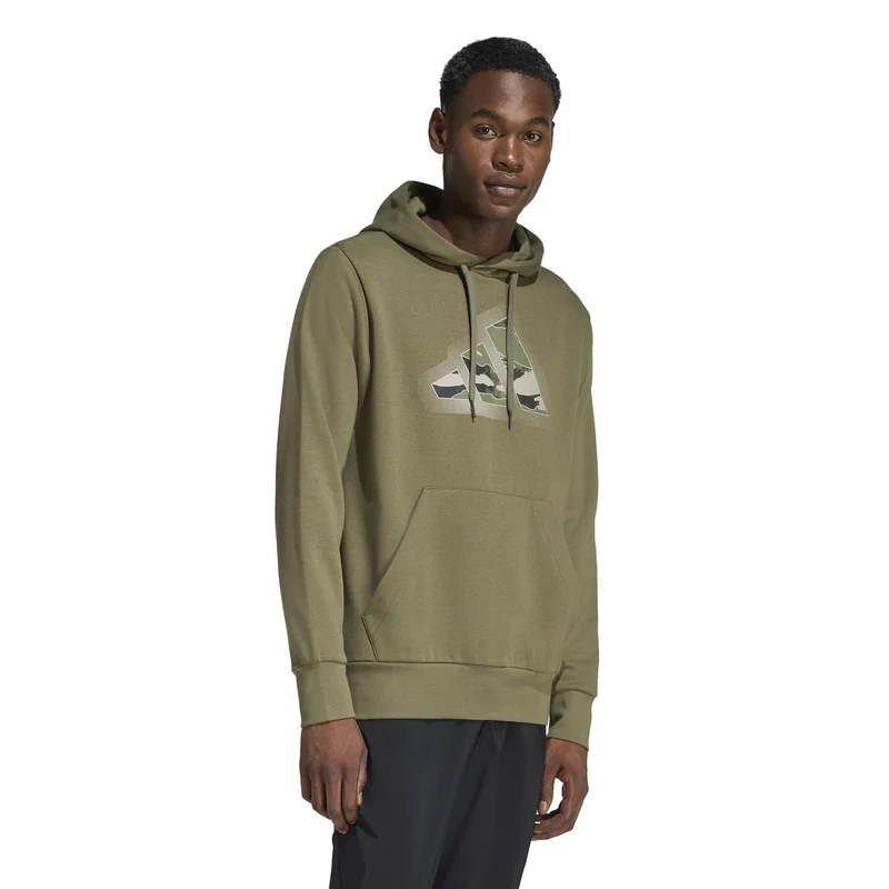 Felpa Con Cappuccio Camo Modern Logo Graphic
