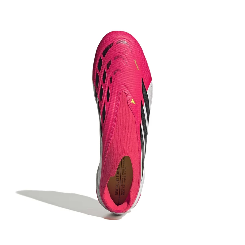 Scarpe da calcio PREDATOR LEAGUE Laceless FG - Lucid Red