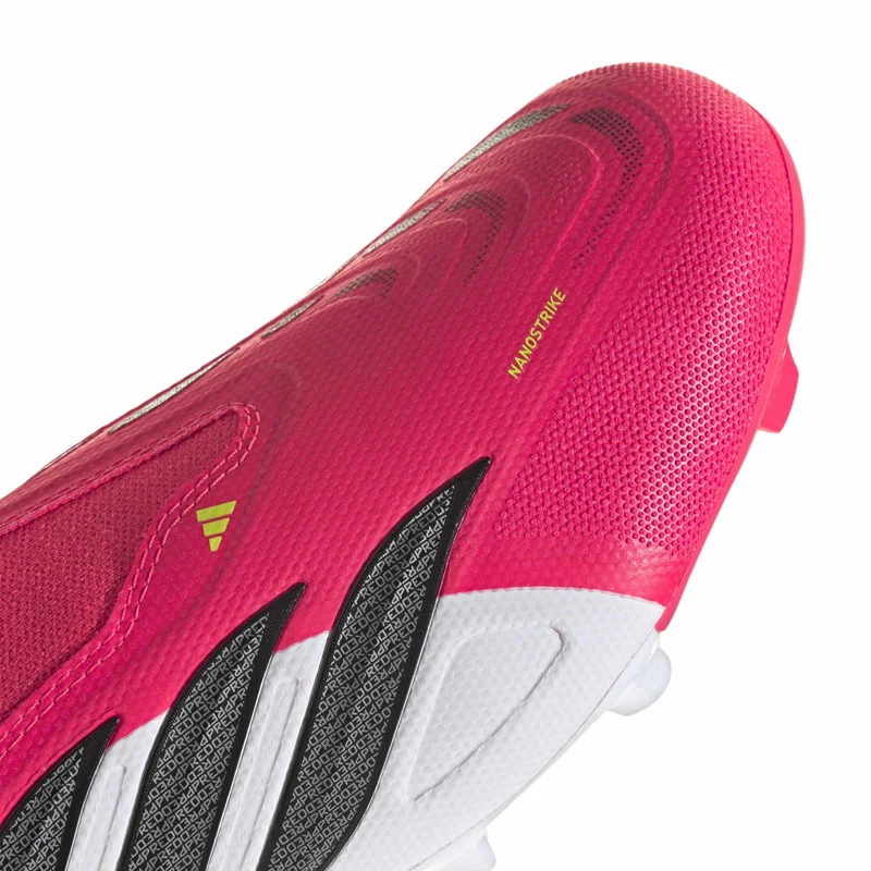 Scarpe da calcio PREDATOR LEAGUE Laceless FG - Lucid Red